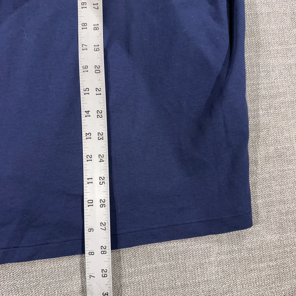 Polo Ralph Lauren Polo Shirt Mens XXL Navy Blue Excellent Custom Slim Fit Pony